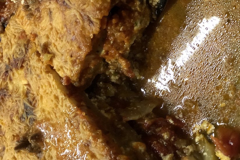 Kohlrabi-Hackfleisch-“Lasagne”